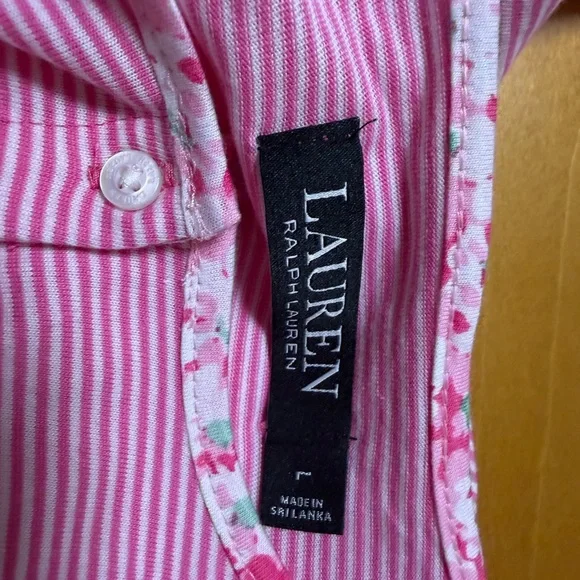 Ralph Lauren Striped Pink Pajama Set - Picture 11 of 13